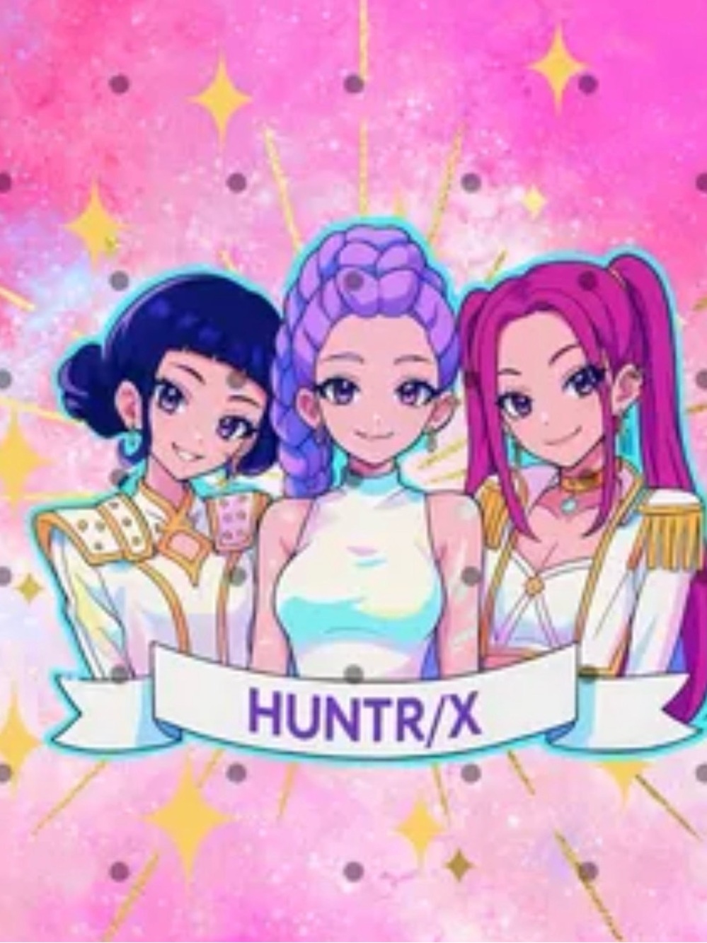 HUNTR/X Trio Anime Graphic Print